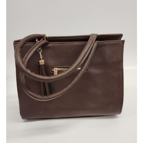QUINCY BOOTS NWT 100% GEN LEATHER TOOLED SATCHEL BAG - Picture 3 of 10